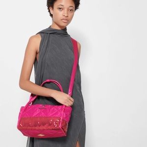 MZ Wallace Sequin Quilted Small Madison Shoulder Bag NWT
